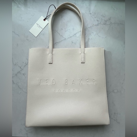 Ted Baker Handbags - Ted Baker Cream Off-White Icon Tote Bag